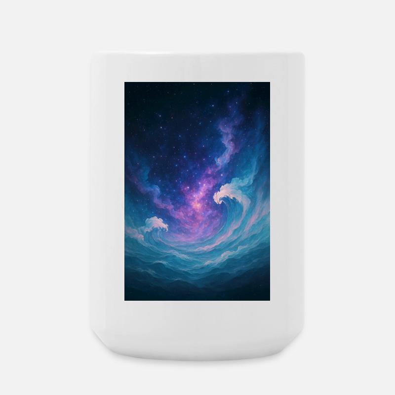 L’univers Wave - Grande tasse 440 ml - blanc