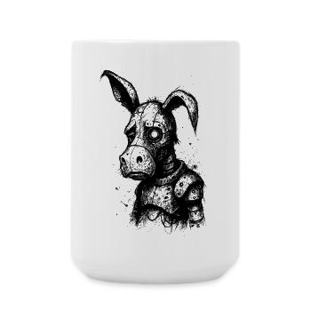 âne triste - Grande tasse 440 ml - blanc - Devant