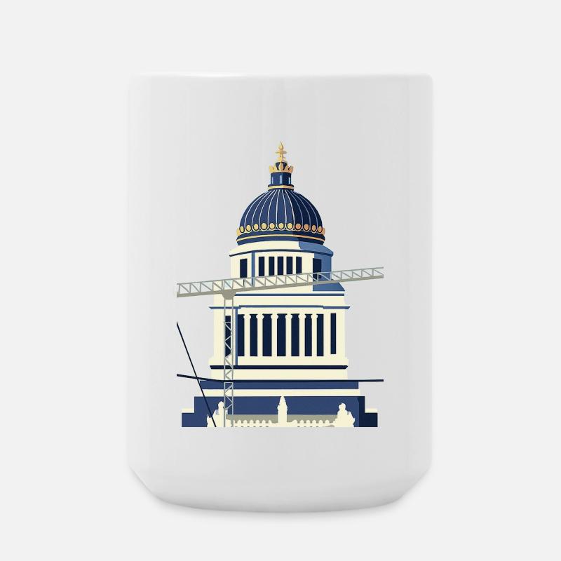 Palais de Justice - Grande tasse 440 ml - blanc