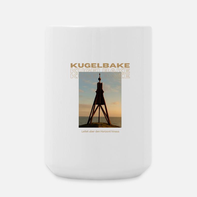 Kugelbake - Große Tasse 440 ml - Weiß