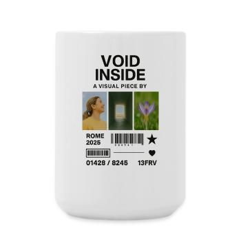Inner Void: Collage Light Flower - Große Tasse 440 ml - Weiß - Vorne