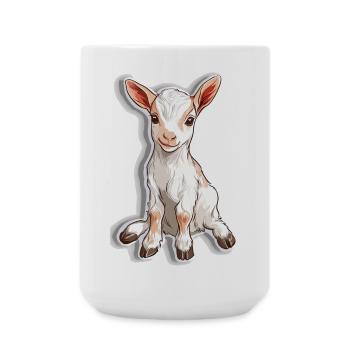 Goat - Large Mug 440 ml - white - Front