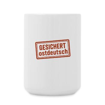 Secured East German - Large Mug 440 ml - white - Front