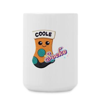 Chaussette cool - Grande tasse 440 ml - blanc - Devant