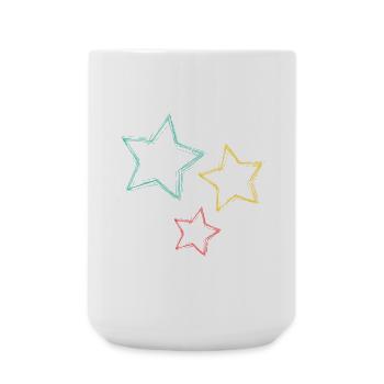 STAR. STARS. STAR. STARS. FEAST. ANNIVERSARY - Large Mug 440 ml - white - Front