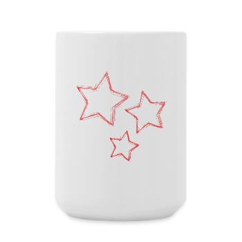 STAR. STARS. STAR. STARS. FEAST. ANNIVERSARY - Large Mug 440 ml - white - Front