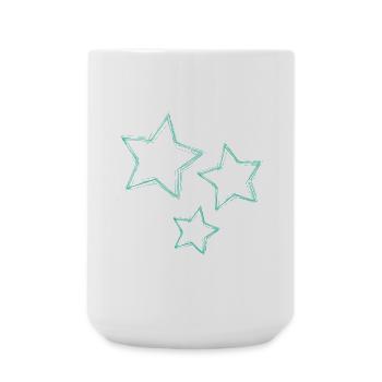 STAR. STARS. STAR. STARS. FEAST. ANNIVERSARY - Large Mug 440 ml - white - Front