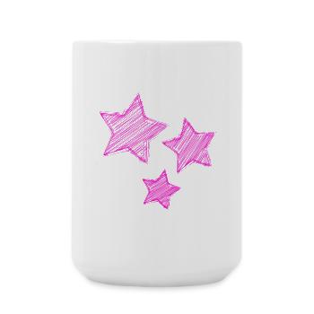 ETOILE. COEUR. COUPLE. SAINT VALENTIN - Grande tasse 440 ml - blanc - Devant