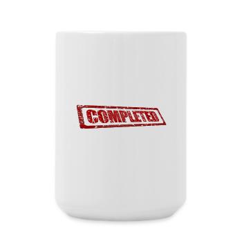Completet - Große Tasse 440 ml - Weiß - Vorne