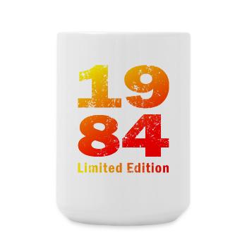 Anniversaire né en 1984 édition limitée - Grande tasse 440 ml - blanc - Devant