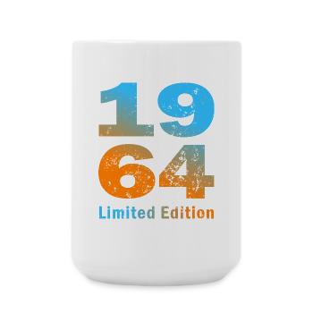 Birthday, born in 1964, limited edition Mug - Large Mug 440 ml - white - Front