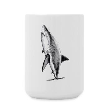 Grand requin blanc - Grand requin blanc - Grande tasse 440 ml - blanc - Devant