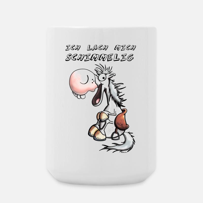 Ich lach mich Schimmelig - Große Tasse 440 ml - Weiß