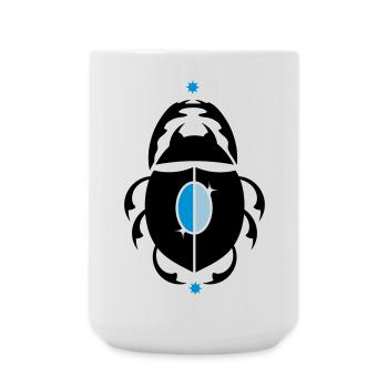 Skarabaeus Glückskäfer - Grande tasse 440 ml - blanc - Devant
