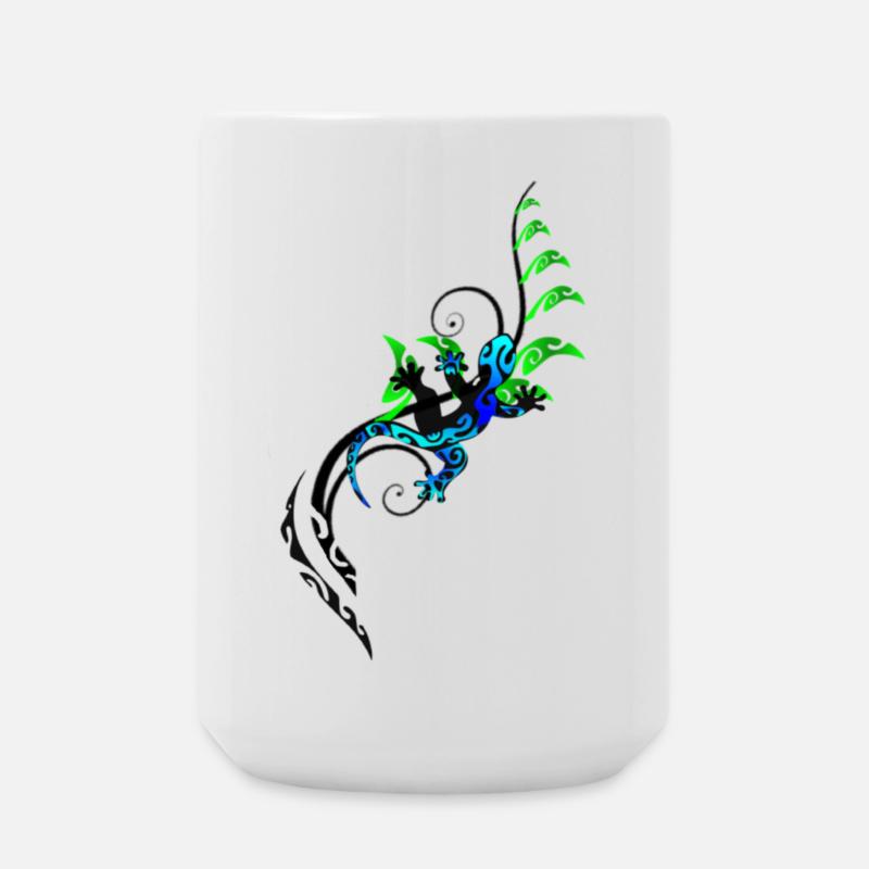 MOKO - BLUE - Large Mug 440 ml - white