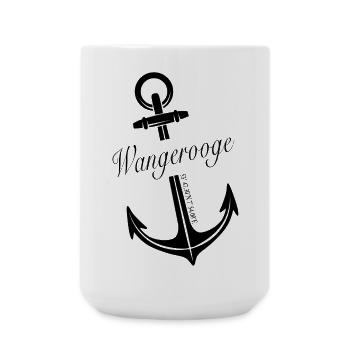 Wangerooge - Große Tasse 440 ml - Weiß - Vorne