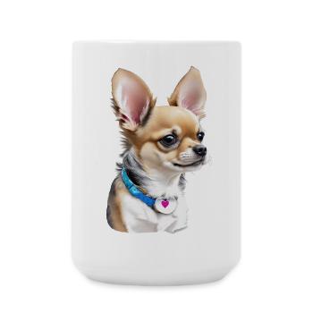 Chihuahua - Große Tasse 440 ml - Weiß - Vorne