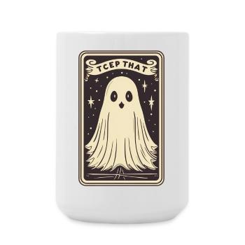 Tarot Karte Geist - Große Tasse 440 ml - Weiß - Vorne