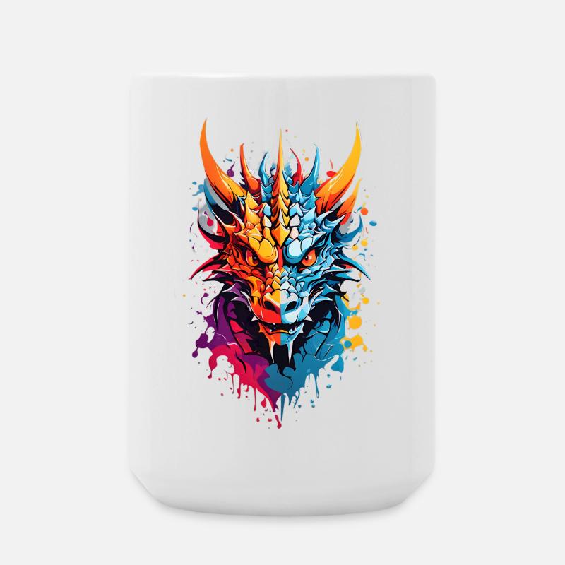 Cool Dragon - Large Mug 440 ml - white