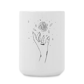 Flower witch - Große Tasse 440 ml - Weiß - Vorne