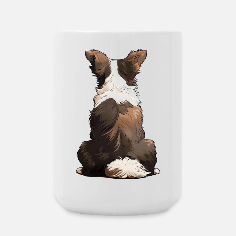 Border Collie - Large Mug 440 ml - white