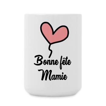 OMA. MUTTERTAG. ALLES GUTE ZUM OMA-TAG. ICH LIEBE DICH - Große Tasse 440 ml - Weiß - Vorne