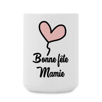OMA. MUTTERTAG. ALLES GUTE ZUM OMA-TAG. ICH LIEBE DICH - Große Tasse 440 ml - Weiß - Vorne