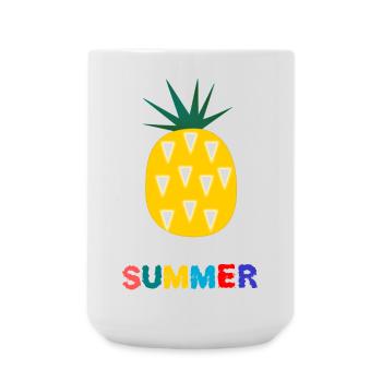 HOLIDAY. HAPPY HOLIDAYS. MISTRESS. MASTER. TEACHER - Large Mug 440 ml - white - Front