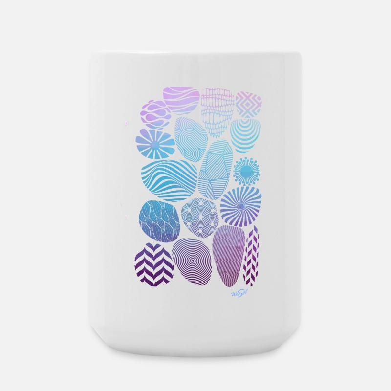 Stones - Large Mug 440 ml - white