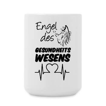 Engel des Gesundheitswesens Geschenk Medizin - Große Tasse 440 ml - Weiß - Vorne