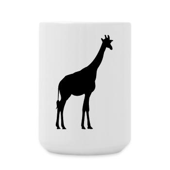girafe - Grande tasse 440 ml - blanc - Devant