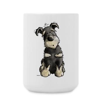 Schnauzer - Large Mug 440 ml - white - Front