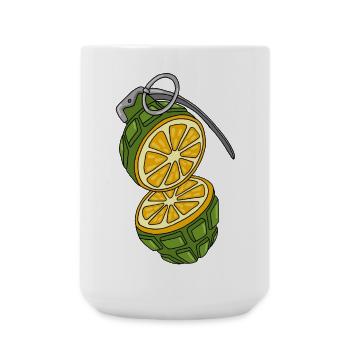 Pomegranate is an orange - Large Mug 440 ml - white - Front