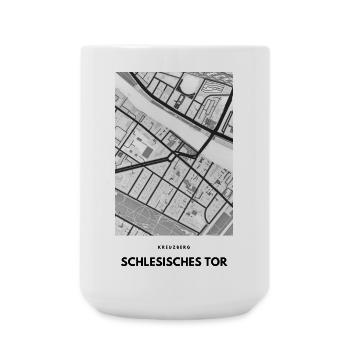 Schlesisches Tor Kreuzberg 36 Berlin - Große Tasse 440 ml - Weiß - Vorne