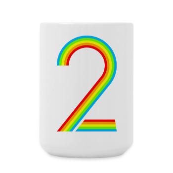 Schon 2 Jahre! - Große Tasse 440 ml - Weiß - Vorne