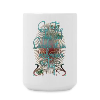 Papillon sans sourire jour perdu émotion - Grande tasse 440 ml - blanc - Devant