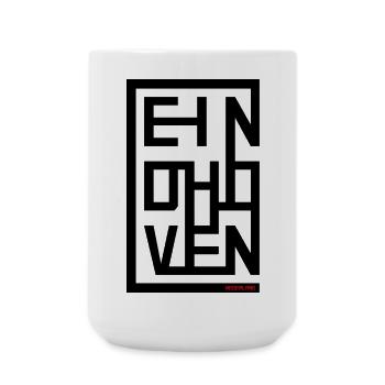 Style d’affiche EINDHOVEN – Urban City Design - Grande tasse 440 ml - blanc - Devant