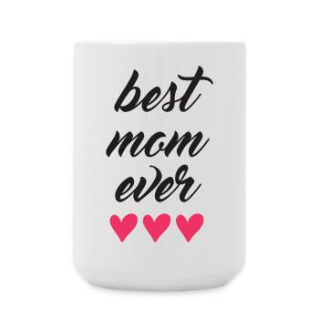 Beste Mutter aller Zeiten - Große Tasse 440 ml - Weiß - Vorne