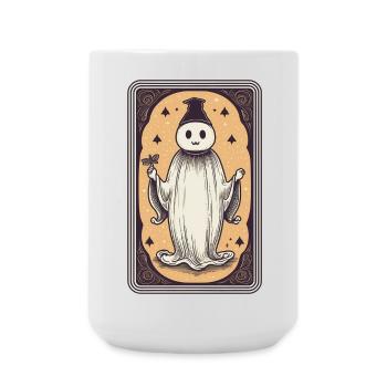 Glücklicher Geist Tarot Karte - Große Tasse 440 ml - Weiß - Vorne