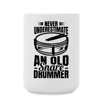 Drummer Grandpa - Large Mug 440 ml - white - Front