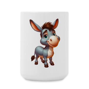 Donkey donkey pacifier mule - Large Mug 440 ml - white - Front