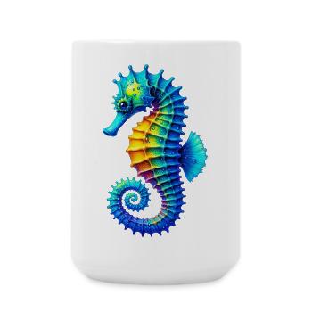 Seahorse - Large Mug 440 ml - white - Front