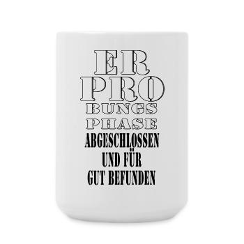 Phase d’essai terminée et perçue comme bonne - Grande tasse 440 ml - blanc - Devant