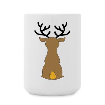 Cadeaux amusants pour Noël - Grande tasse 440 ml - blanc - Devant