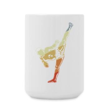 Kickboxer Vintage Look - Large Mug 440 ml - white - Front