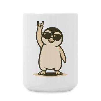 Polar Rocker Chick - Large Mug 440 ml - white - Front