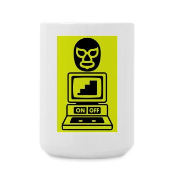 Computercult - Große Tasse 440 ml - Weiß - Vorne