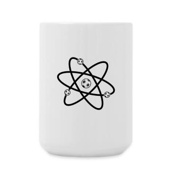 Football Atom Energy Loisirs Sport Jeu Cadeau - Grande tasse 440 ml - blanc - Devant
