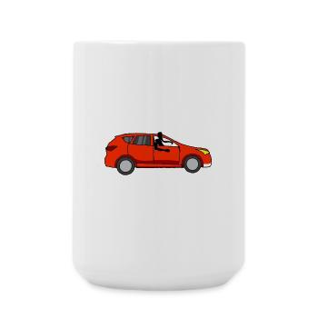 By car Simone - Large Mug 440 ml - white - Front