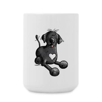 Labbi Love - Labrador Retriever - Hund - Große Tasse 440 ml - Weiß - Vorne
